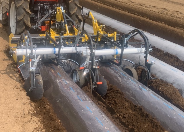 【近畿地方農業特集】藤木農機製作所 2畝成形で効率化  通路幅も自在に調整